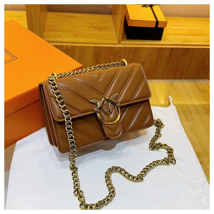 Stylish Leather Diaper Bag, Elegant Crossbody Handbag For Women, Luxury Designer Logo Large Capacity Tote Mommy Bag