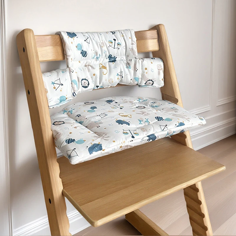 Baby Cushion for Stokke Tripp Trapp High Chairs Soft Padded Seat Backrest Baby Set Compatible Easy to Clean