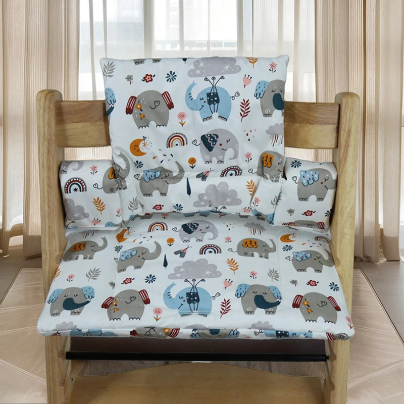 Baby Cushion for Stokke Tripp Trapp High Chairs Soft Padded Seat Backrest Baby Set Compatible Easy to Clean