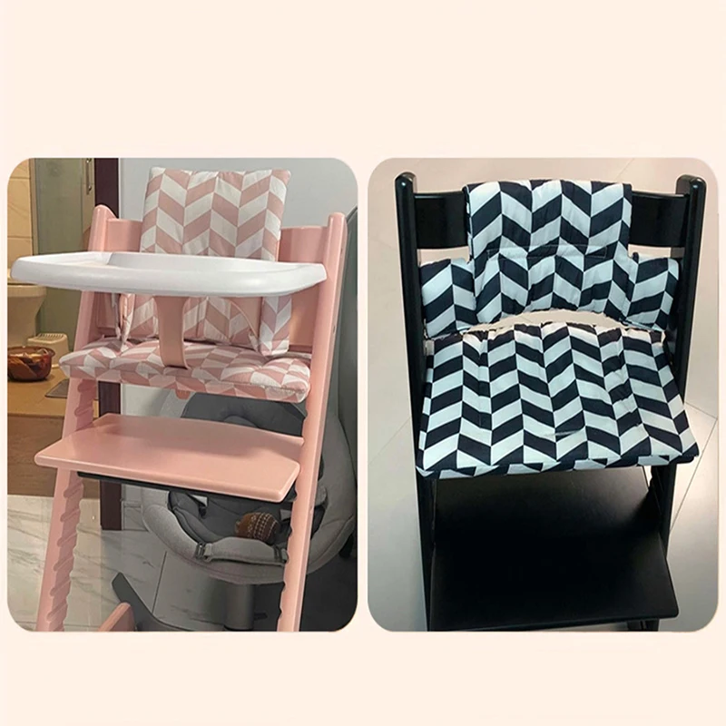 Baby Cushion for Stokke Tripp Trapp High Chairs Soft Padded Seat Backrest Baby Set Compatible Easy to Clean