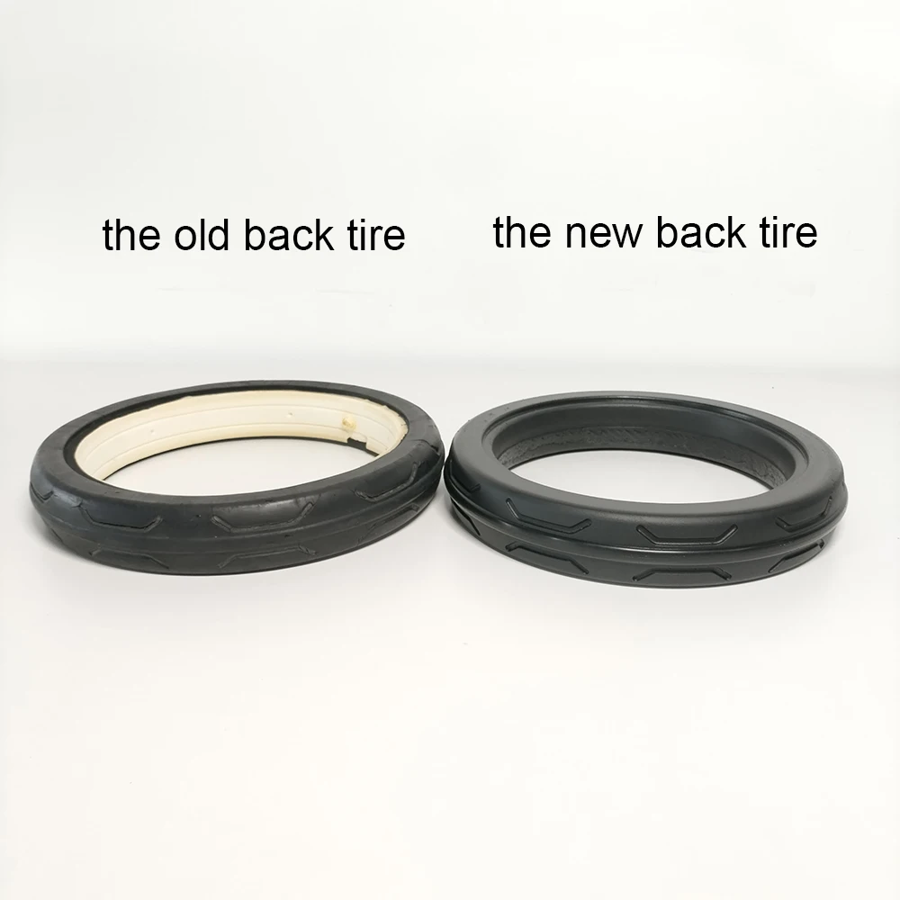 Uppababy Vista Wheel Tire For V1/ V2 Front Or Back One PU Tubeless Buggy Wheel Tyre Cover Custom Baby Stroller Accessories