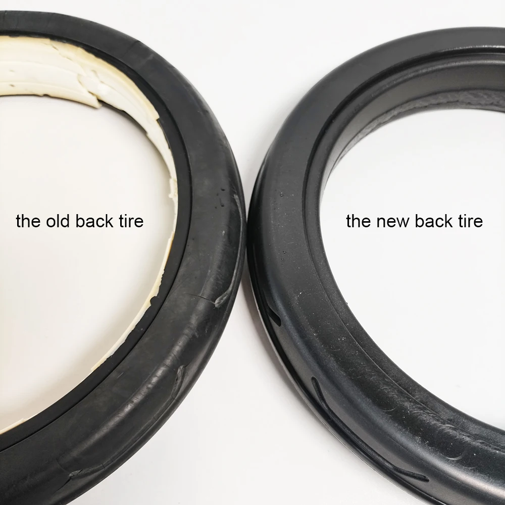 Uppababy Vista Wheel Tire For V1/ V2 Front Or Back One PU Tubeless Buggy Wheel Tyre Cover Custom Baby Stroller Accessories