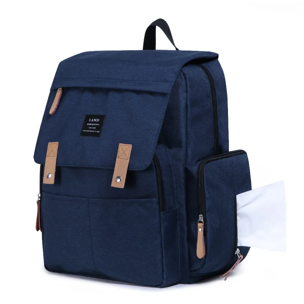 LAND Mommy Diaper Bags Landuo Mother Large Capacity Travel Nappy Backpacks with Changing Mat Convenient Baby Nursing Bags