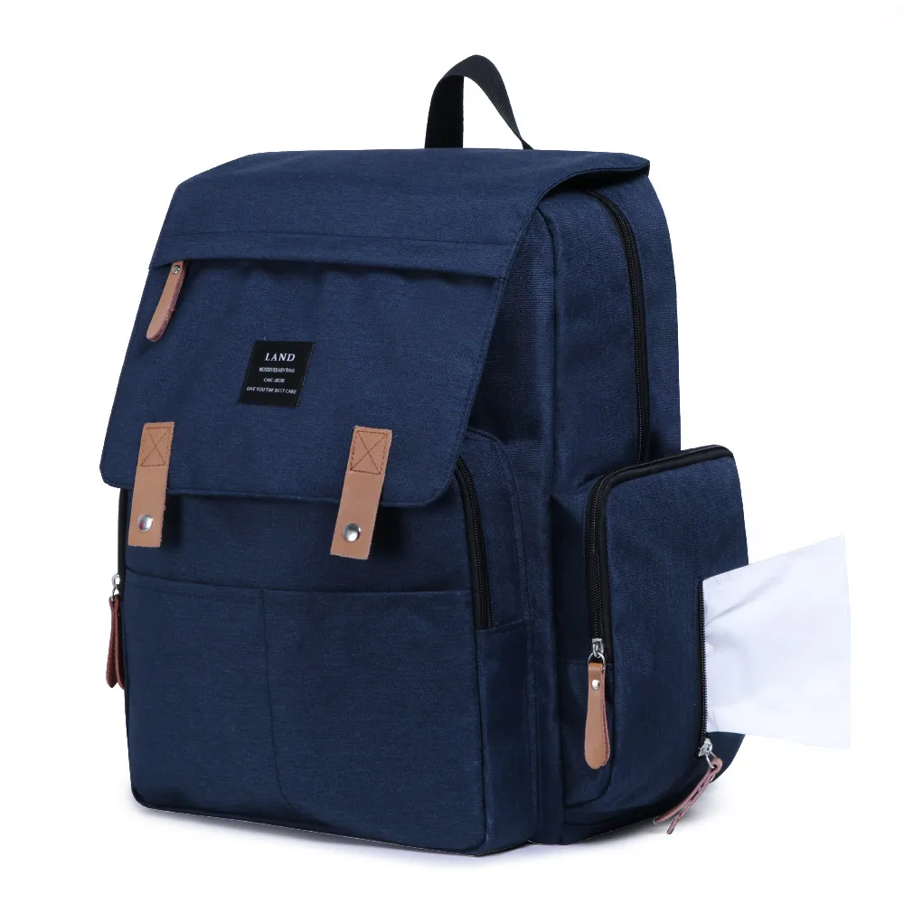 LAND Mommy Diaper Bags Landuo Mother Large Capacity Travel Nappy Backpacks with Changing Mat Convenient Baby Nursing Bags