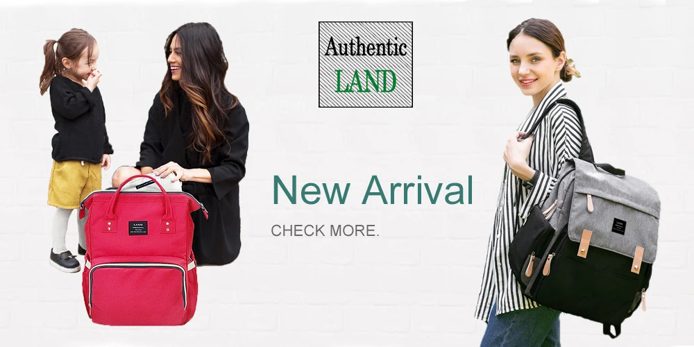 LAND Mommy Diaper Bags Landuo Mother Large Capacity Travel Nappy Backpacks with Changing Mat Convenient Baby Nursing Bags