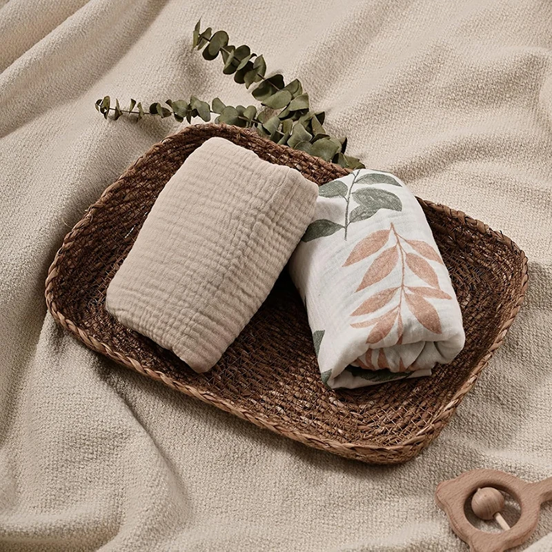 Muslin Bassinet Sheets for Baby Girl Boy Soft Breathable Bassinet Sheets Fitted Fit for Hourglass Oval Cradle Moses Basket