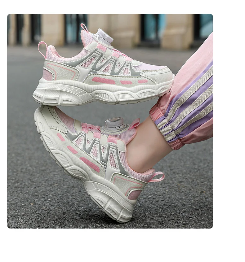 Hot Sell Children Shoes Size 28-39 Boys Fashion Sneakers Girls Sport Running Shoes Kids Breathable Casual Trainers Outdoor Shoes