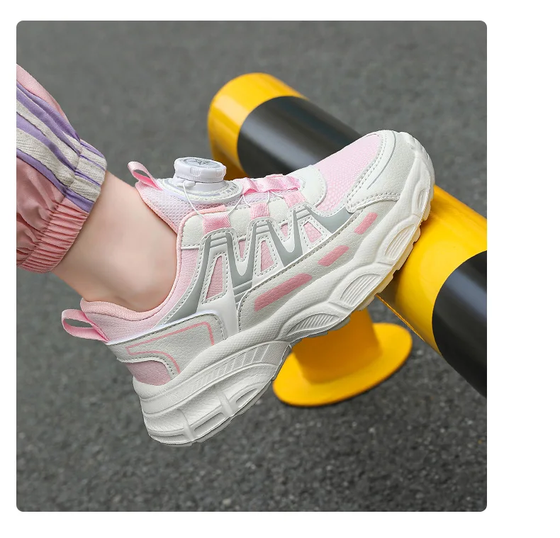 Hot Sell Children Shoes Size 28-39 Boys Fashion Sneakers Girls Sport Running Shoes Kids Breathable Casual Trainers Outdoor Shoes