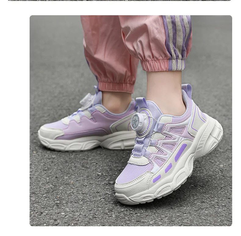 Hot Sell Children Shoes Size 28-39 Boys Fashion Sneakers Girls Sport Running Shoes Kids Breathable Casual Trainers Outdoor Shoes