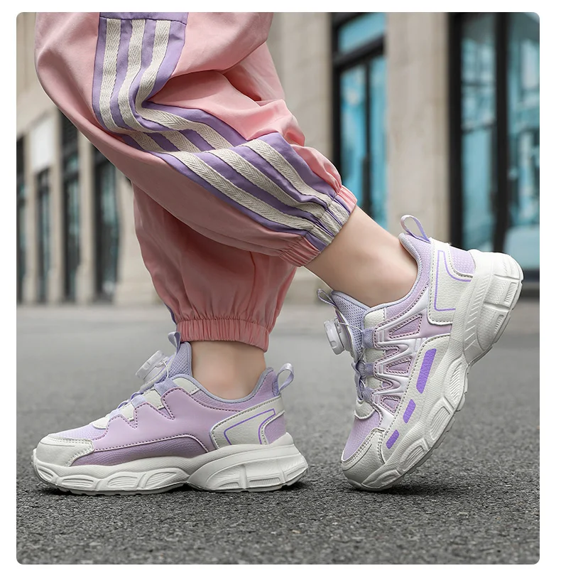 Hot Sell Children Shoes Size 28-39 Boys Fashion Sneakers Girls Sport Running Shoes Kids Breathable Casual Trainers Outdoor Shoes