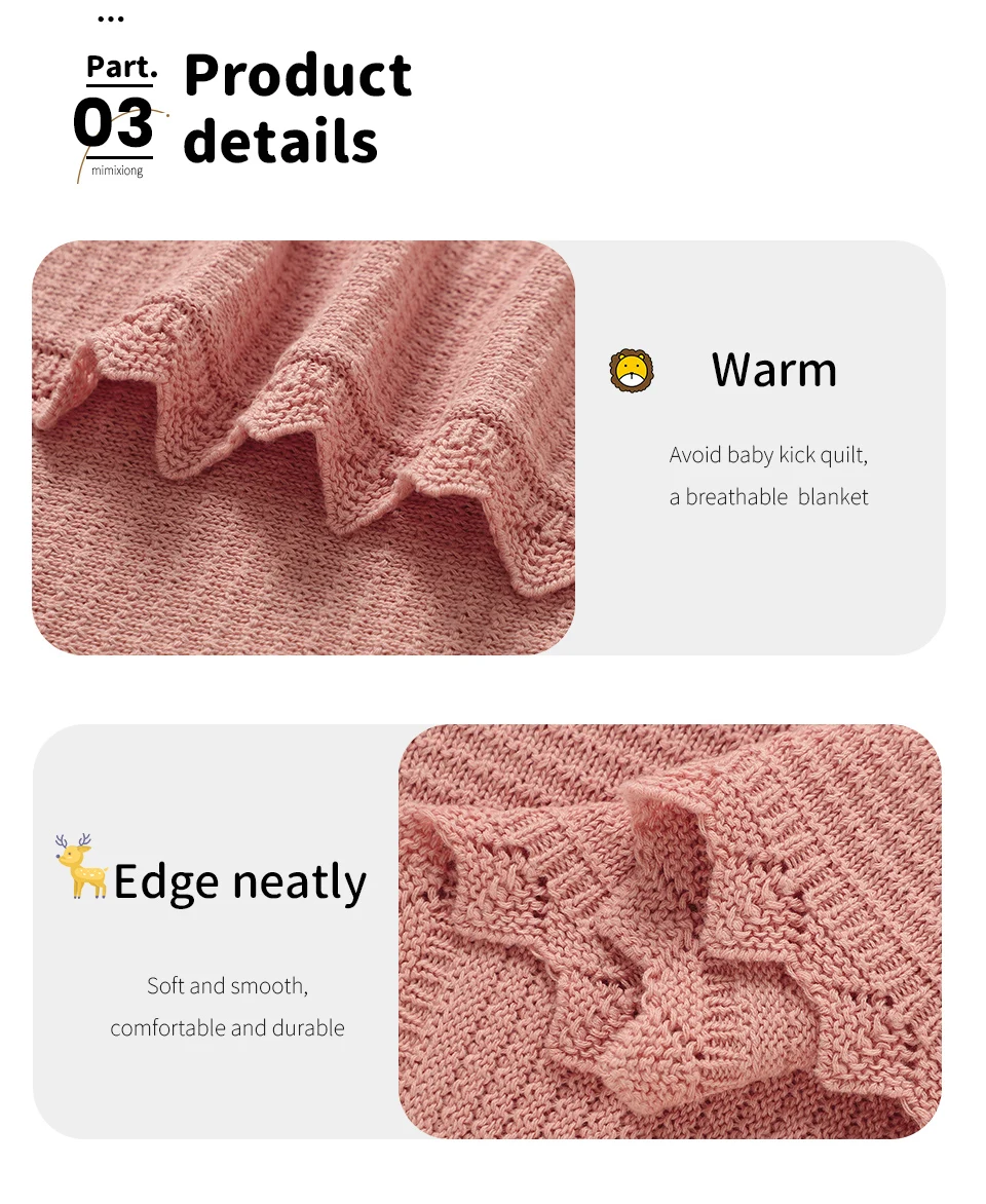 Baby Blankets Super Soft Newborn Infant Boys Girls Cotton Stroller Bassinet Swaddle Wrap Quilts Toddler Unisex Bed Cover 90*70cm