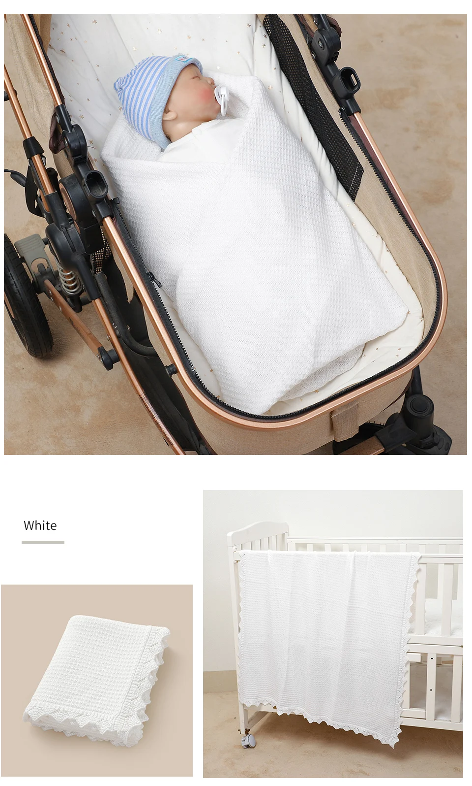 Baby Blankets Super Soft Newborn Infant Boys Girls Cotton Stroller Bassinet Swaddle Wrap Quilts Toddler Unisex Bed Cover 90*70cm