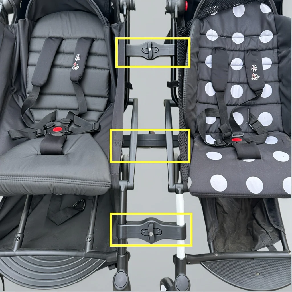 Stroller Connector for Yoyo Babyzen Strollers, Pushchair 2 In1 Dual Stroller Connector Linker