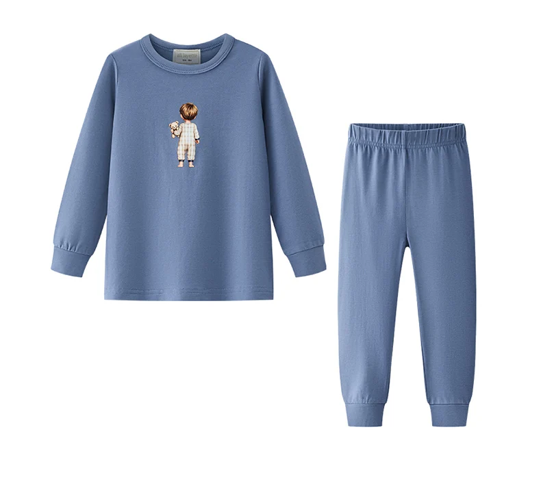 Ali Layette AW26 Set Layette Girl Boy Pajamas Cotton Long Sleeves Loungewear