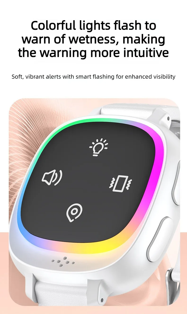 Urine Wet Alarm for Children, Anti-Lost Wireless Bedwetting Alarm, Wrist-Worn Baby Watch Reminder