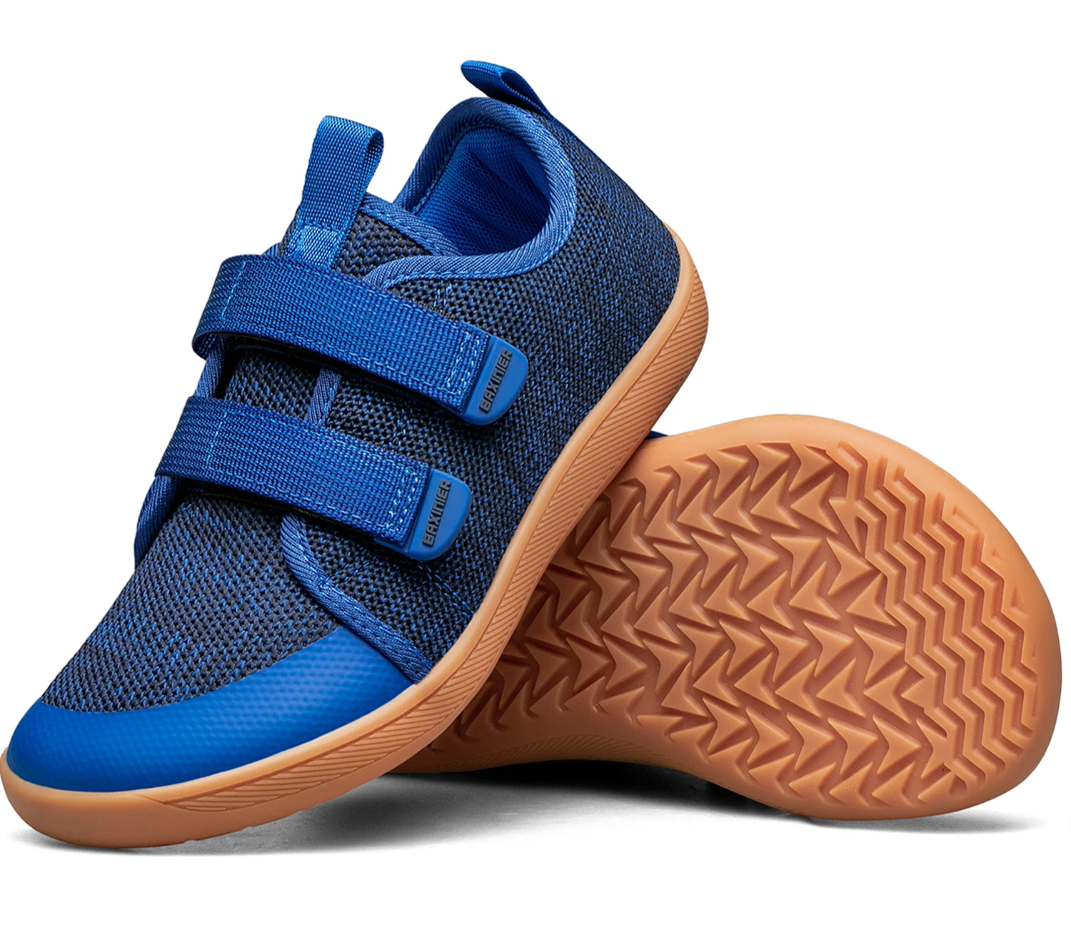 New Kids Barefoot Sneakers Girls Boys Fashionable Children's Shoes Wide Toe Breathable Knitted Mesh Sole Non Slip Walking Cross