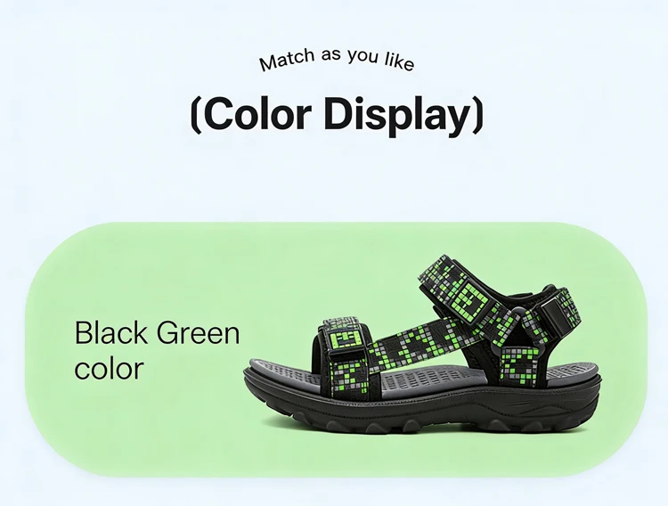 Kids Outdoor Non-Slip Sandals Boys Summer Fashion Beach Shoes Children Breathable Casual Walking Sandials