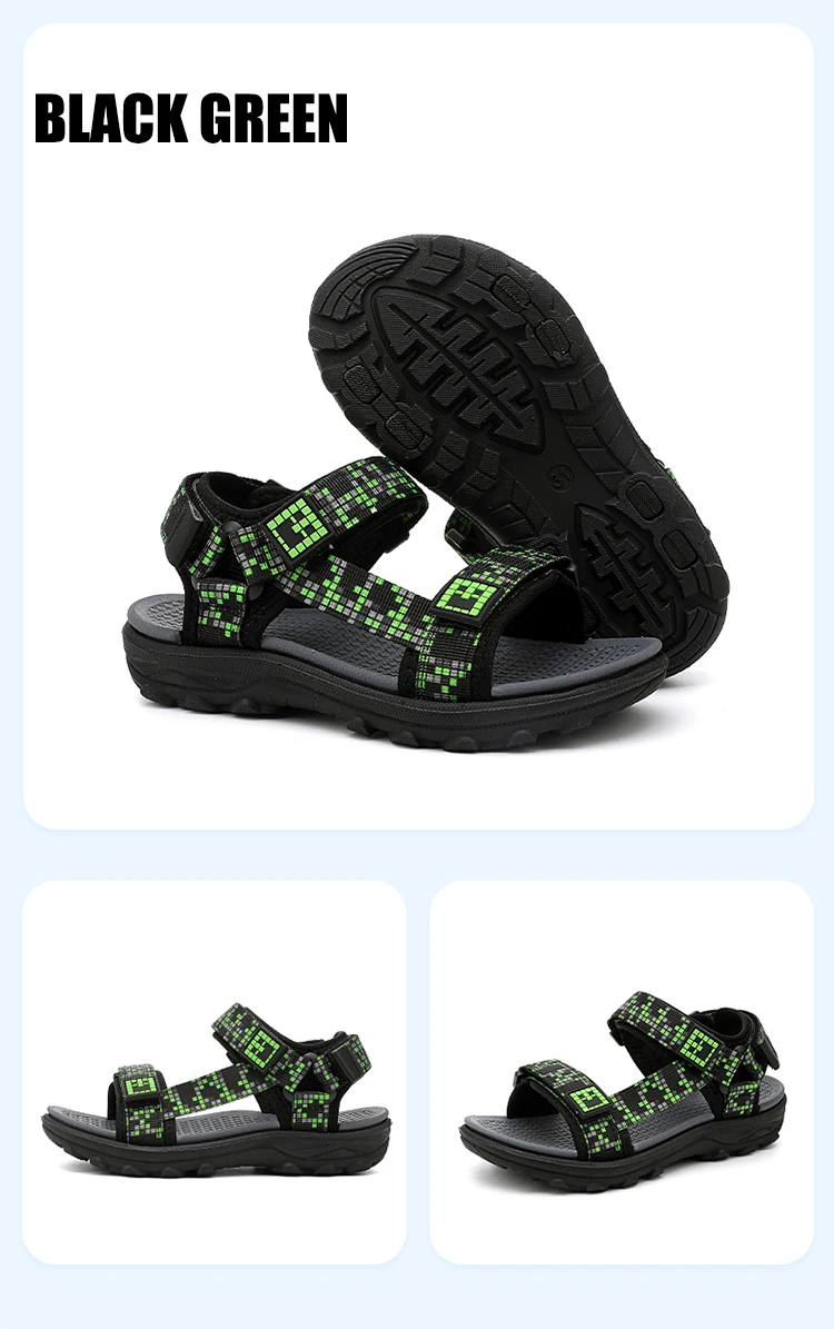Kids Outdoor Non-Slip Sandals Boys Summer Fashion Beach Shoes Children Breathable Casual Walking Sandials
