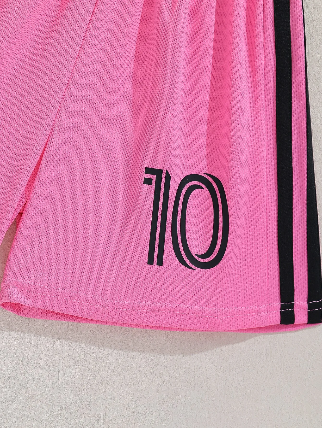 Kids And Teens Lightweight Quick-Dry Soccer Uniform Set for Sports Outdoor Wear Fixed Number 10 Back Name Personaliz