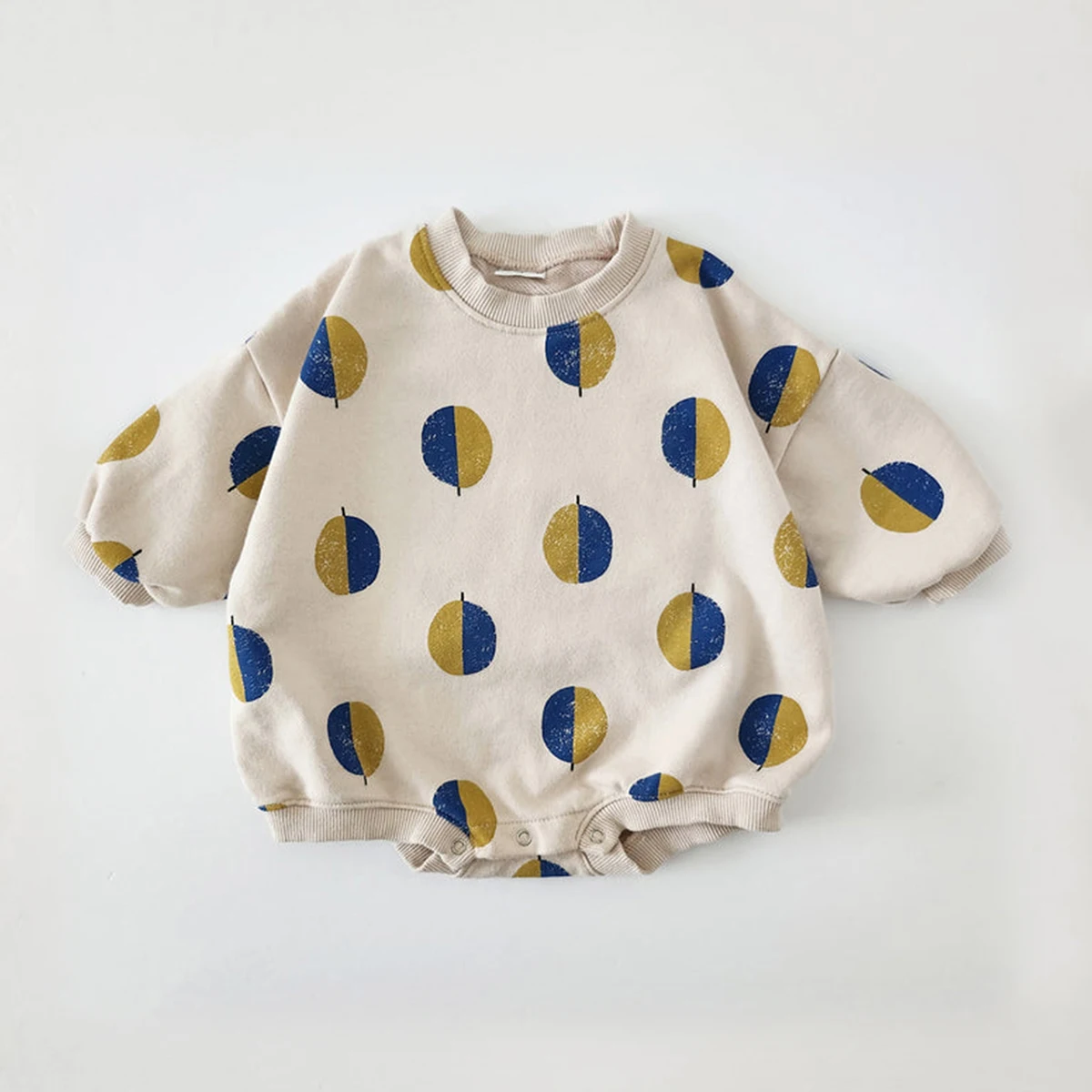 Korea Baby Boys Clothes Sets Kids Oversized Balloon Print Sweatshirt Jogger Pants Childrens Suit Girls Outfit Set Sports Suit