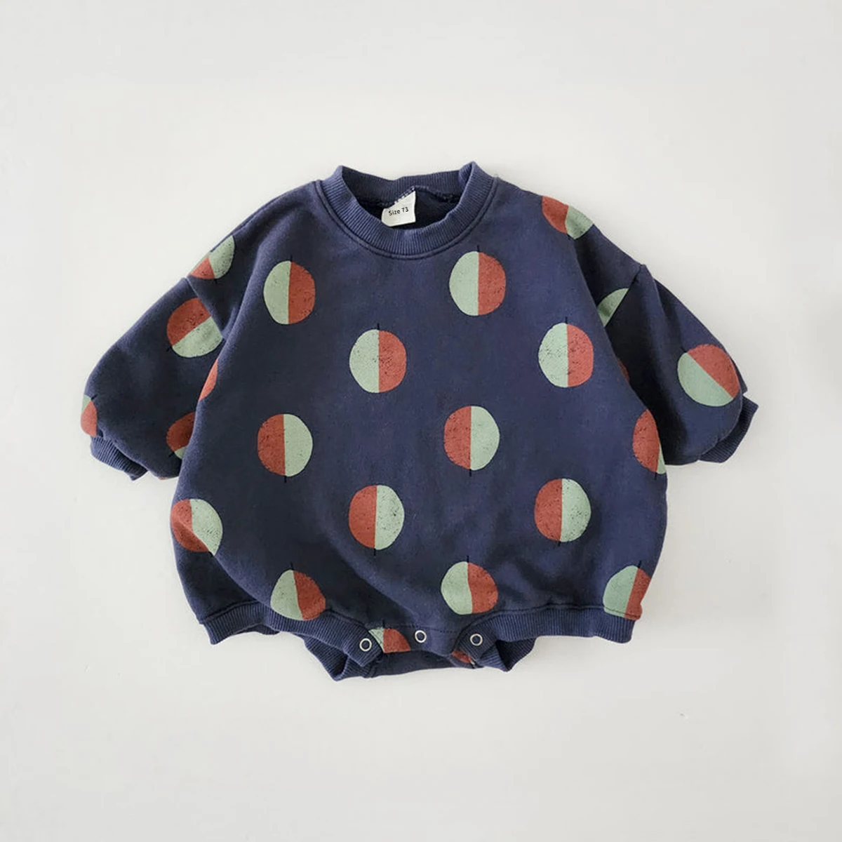 Korea Baby Boys Clothes Sets Kids Oversized Balloon Print Sweatshirt Jogger Pants Childrens Suit Girls Outfit Set Sports Suit