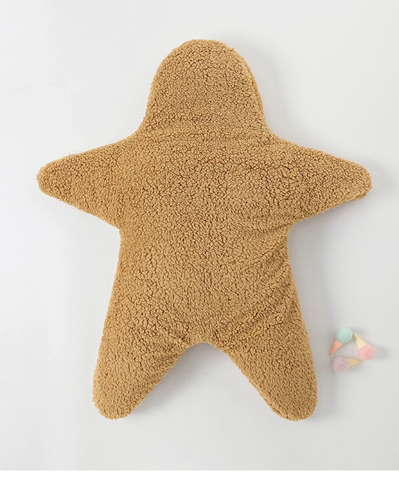 0-6 Month Baby Sleeping Bags Starfish Shape Autumn Winter Soft Newborn Wrap Blanket Swaddling Warm Cotton Sleepsack for Babies