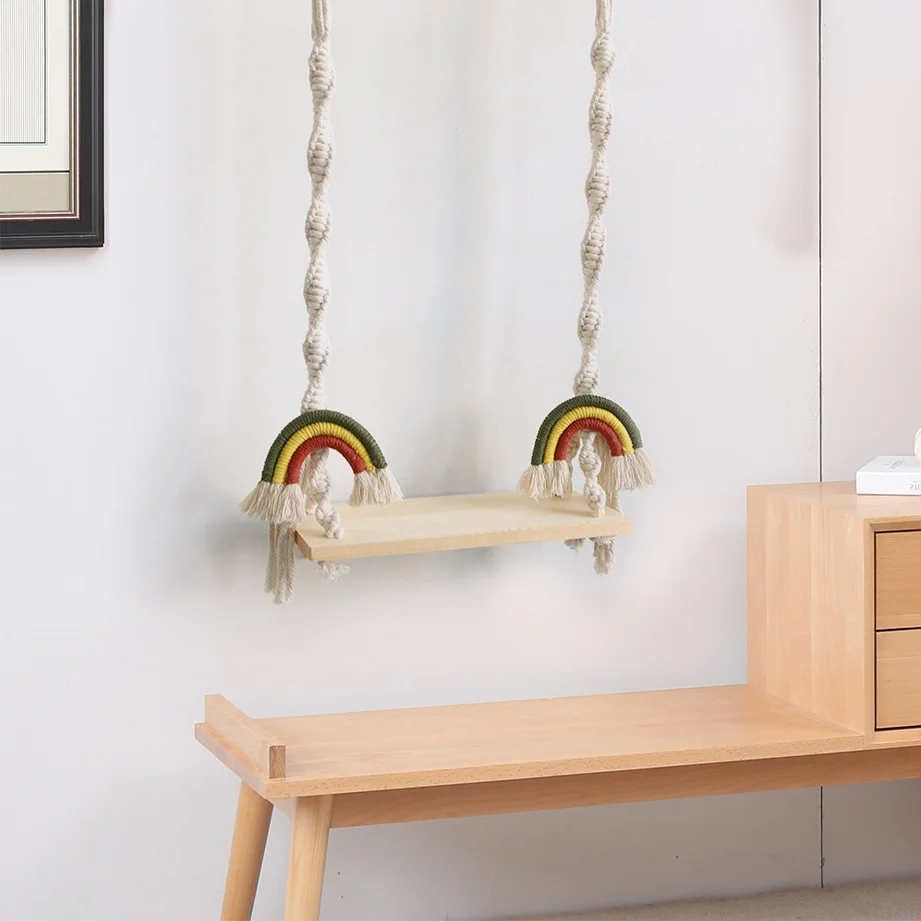 Baby Photography Props Newborn Swing Chair Wooden Furniture Infants Photo Shooting Prop Accessories Baby Photo Props Swings