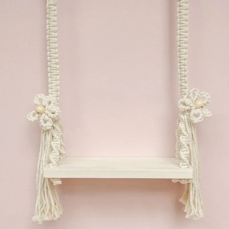 Baby Photography Props Newborn Swing Chair Wooden Furniture Infants Photo Shooting Prop Accessories Baby Photo Props Swings