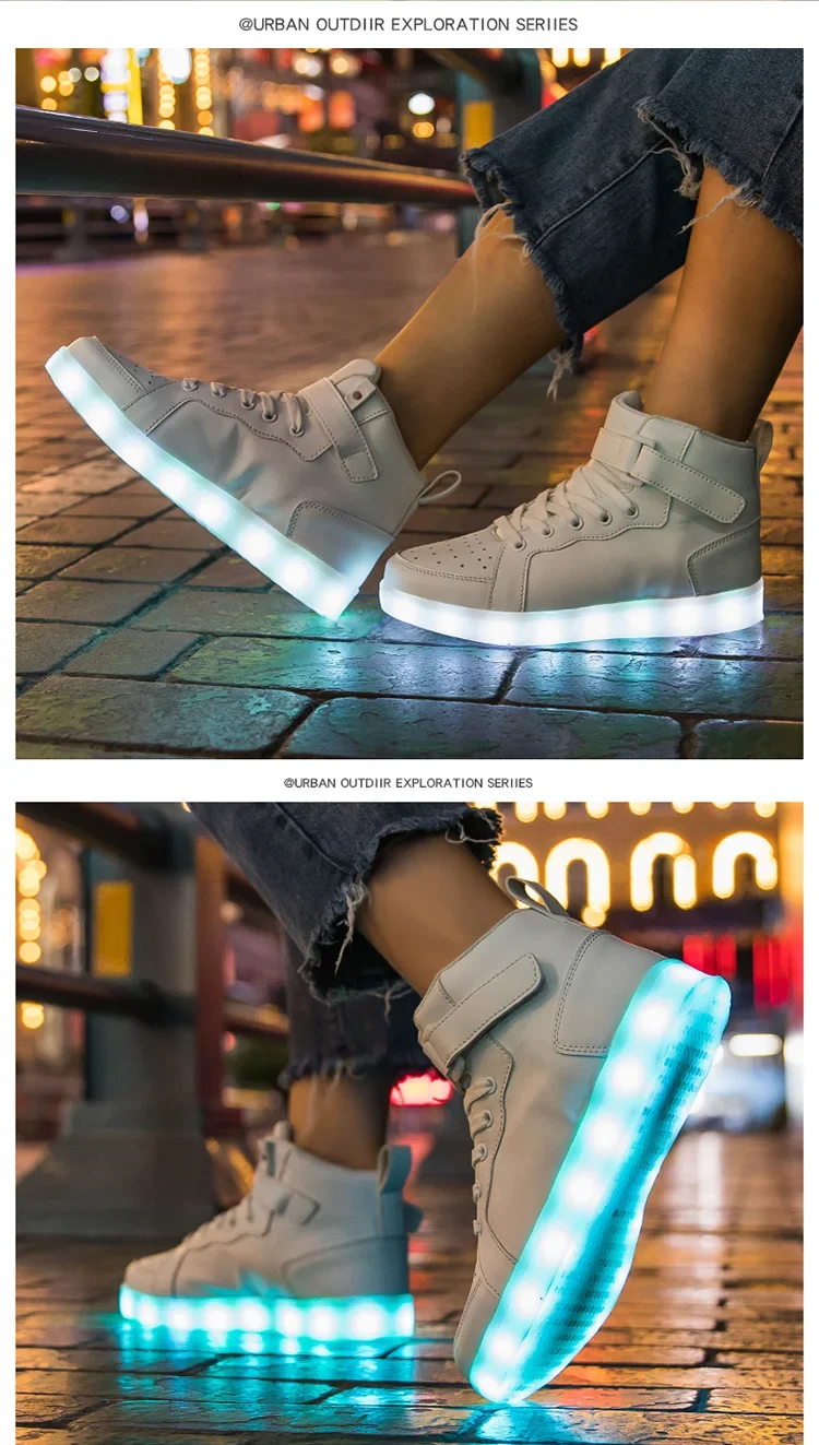 Size 25-40 Children Glowing Sneakers Kid Luminous Sneakers for Boys Girls Led Sneakers With Luminous Sole Lighted Shoes Men