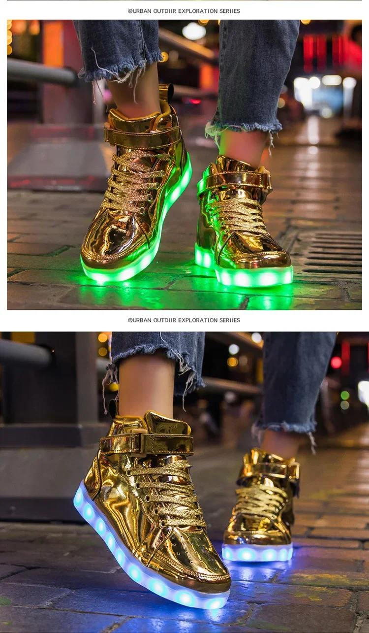 Size 25-40 Children Glowing Sneakers Kid Luminous Sneakers for Boys Girls Led Sneakers With Luminous Sole Lighted Shoes Men