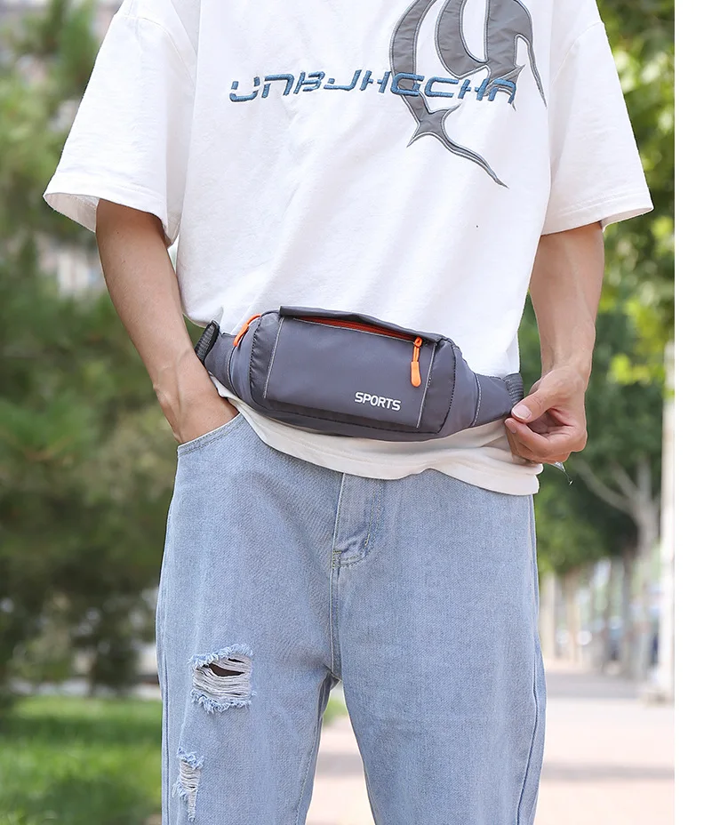 Kangaroo Bum Hip Fanny Waist Bag Pack For Men Women Waterproof Male Belt Pouch Belly Banana Ladies Sachet Mobile Running Wallet