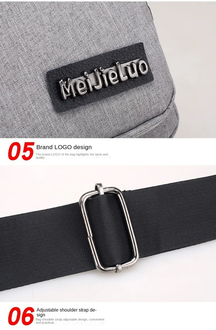 Fashion Casual Crossbody Bag Small Men's Shoulder Bag Men Diagonal Backpack Messenger Phone Bag Boy Fanny Chest Pack New