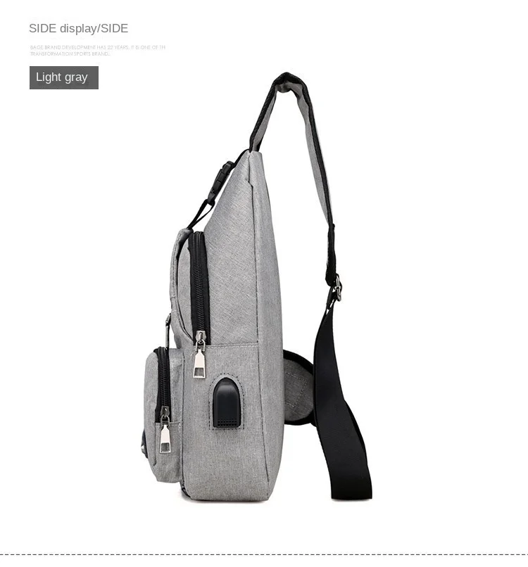 Fashion Casual Crossbody Bag Small Men's Shoulder Bag Men Diagonal Backpack Messenger Phone Bag Boy Fanny Chest Pack New