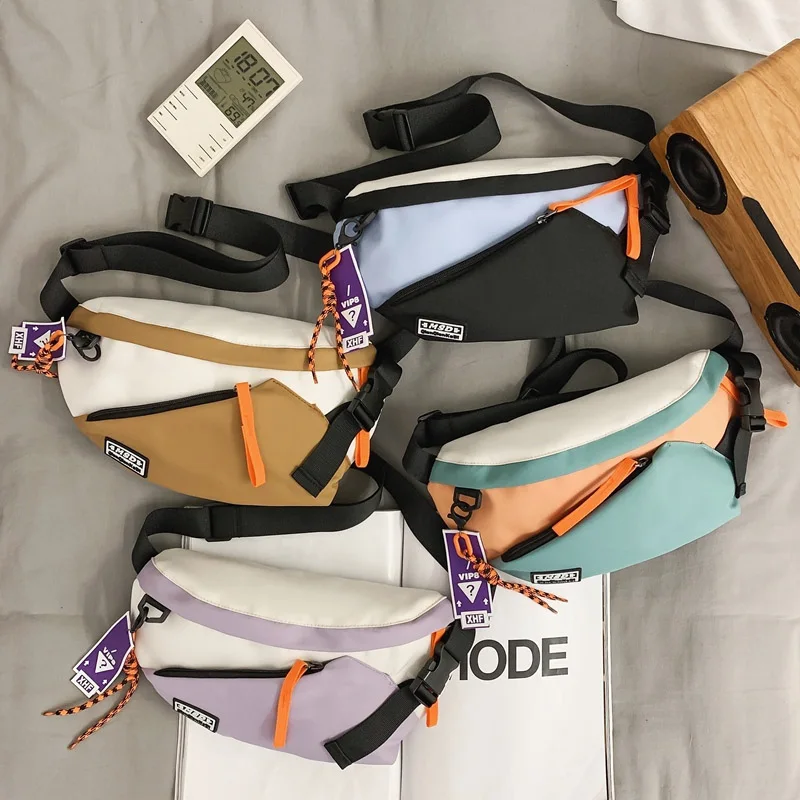 Chest Rig Bag Women Fanny Pack Streetwear Chest Bags Multi-function Unisex Nylon Hip Hop Waist Bag Phone Pocket