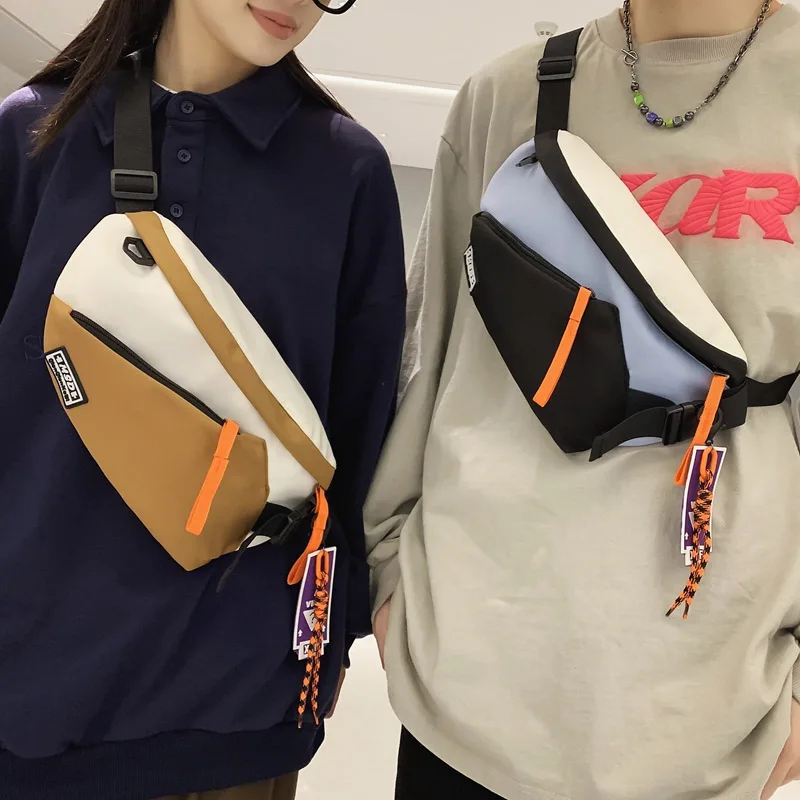 Chest Rig Bag Women Fanny Pack Streetwear Chest Bags Multi-function Unisex Nylon Hip Hop Waist Bag Phone Pocket