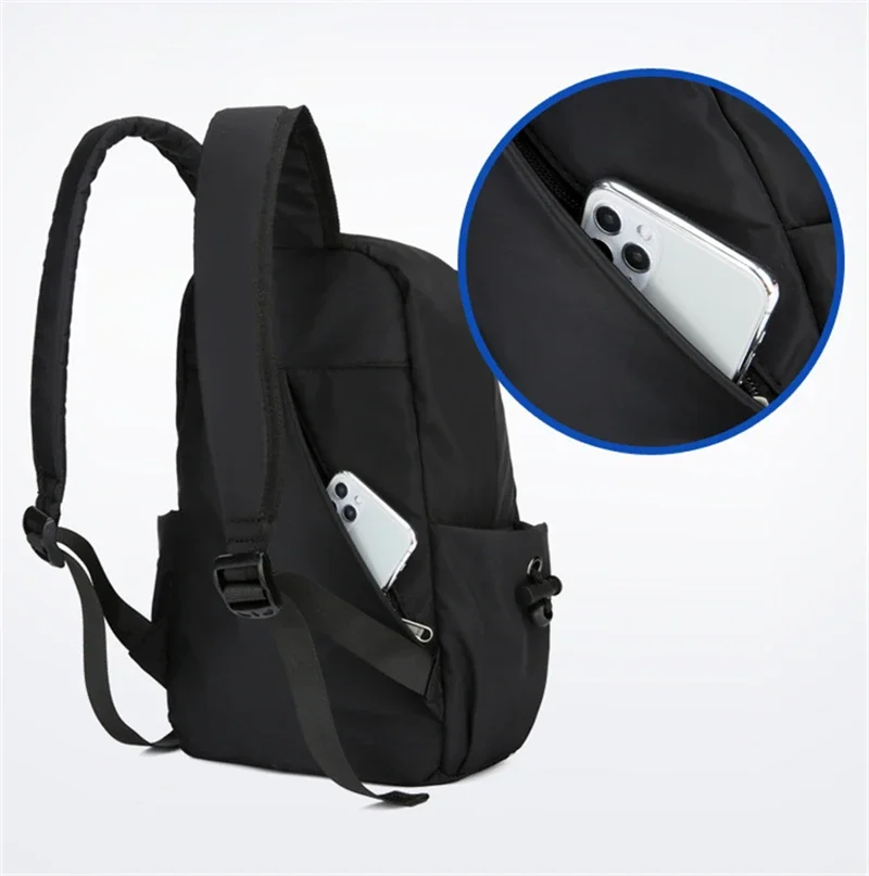 Sport Mini Men's Backpack Fashion Small Black Travel Rucksack Shoulder School Bag Canvas Designer Sports Backpacks Mochila Bags