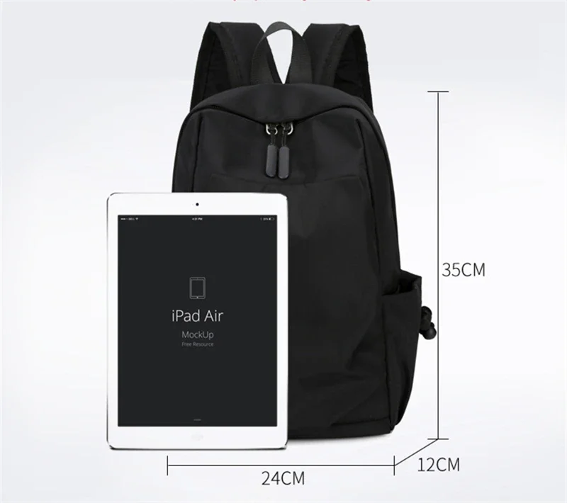 Sport Mini Men's Backpack Fashion Small Black Travel Rucksack Shoulder School Bag Canvas Designer Sports Backpacks Mochila Bags