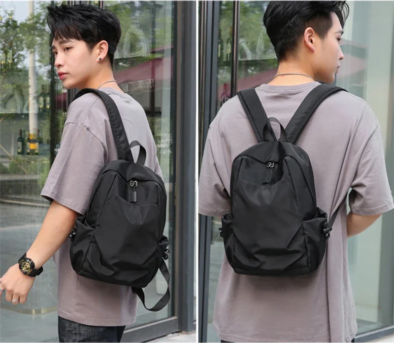 Sport Mini Men's Backpack Fashion Small Black Travel Rucksack Shoulder School Bag Canvas Designer Sports Backpacks Mochila Bags
