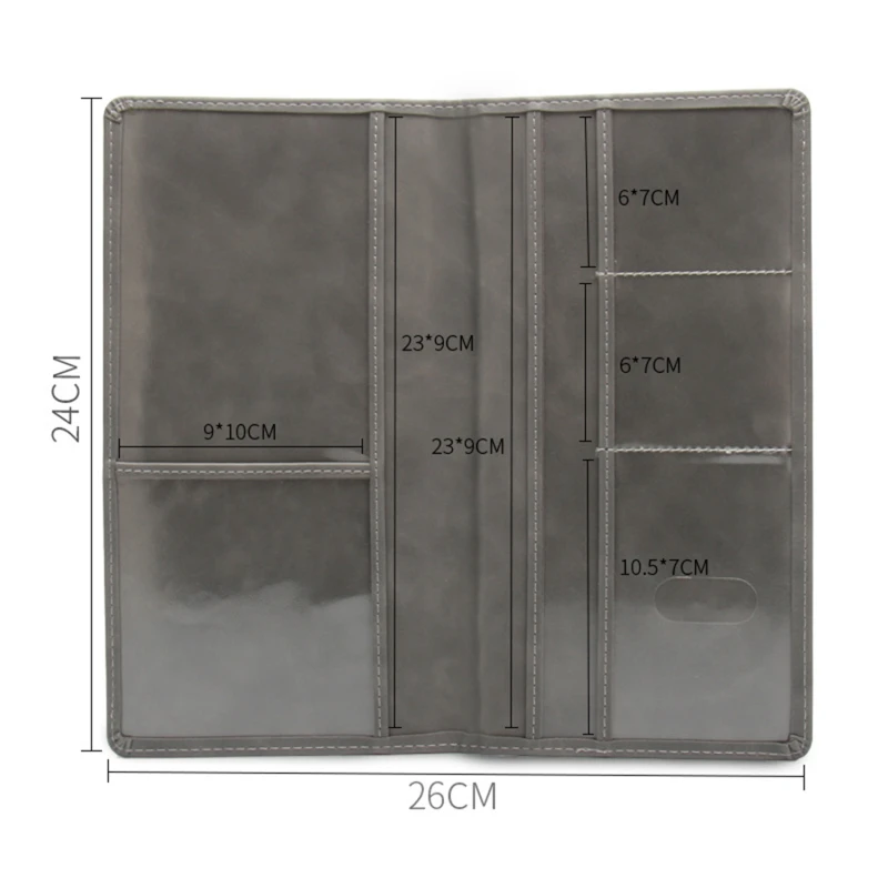 Car Registration Insurance Holder Driving License Cover Leather Auto Documents Drivers License Storage Bag Credit Card Holder