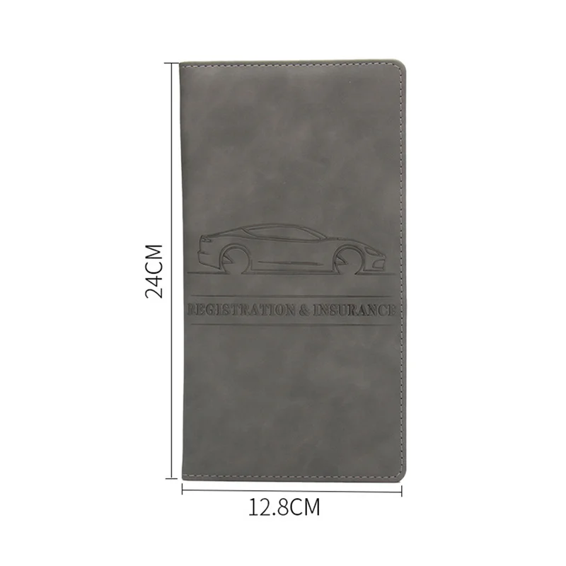 Car Registration Insurance Holder Driving License Cover Leather Auto Documents Drivers License Storage Bag Credit Card Holder