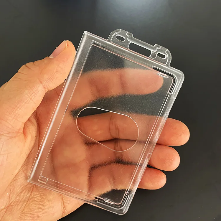 Zinc Alloy Retractable Keychain ID Credit Card Sleeve Horizontal and Vertical Dual-purpose Card Holder Work Permit Card Covers