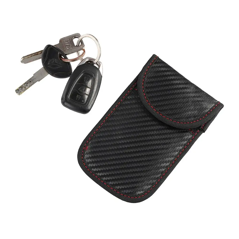 Key shielding cover Car Key Signal Blocker Case Faraday Cage Fob Pouch Keyless RFID Blocking Bag