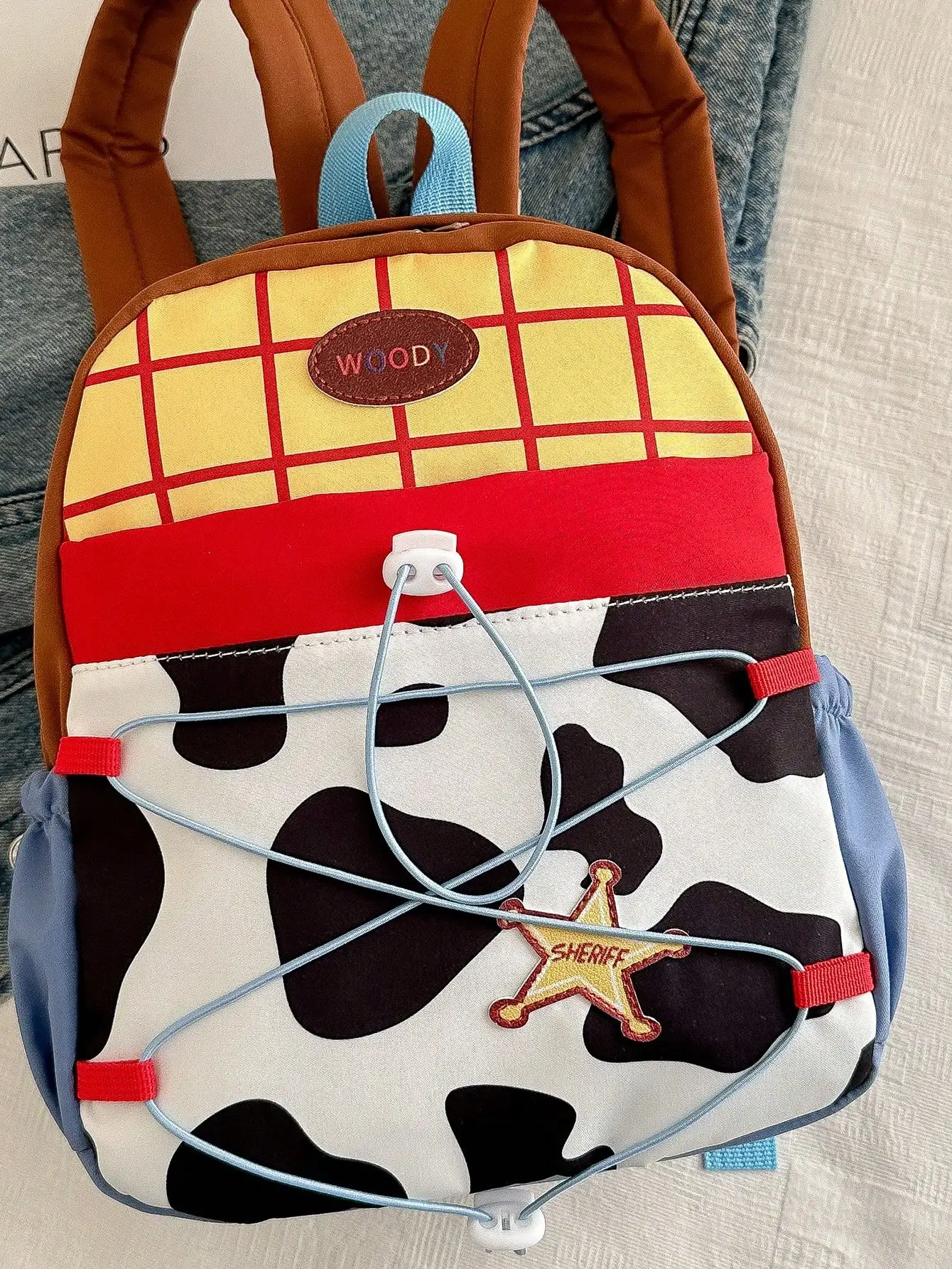 Fashionable and Casual Women's Backpack Cute Cow Print Backpack Soft and Durable Fabric Backpack Suitable for Daily Use