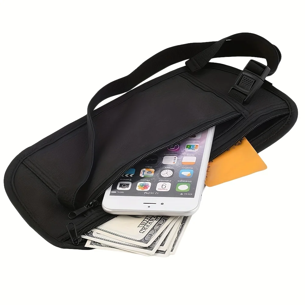 Anti-Theft Invisible Travel Waist Bag - Wallet for Men & Women, Hidden Passport Money Belt, Chest Bag Gift for Travelers