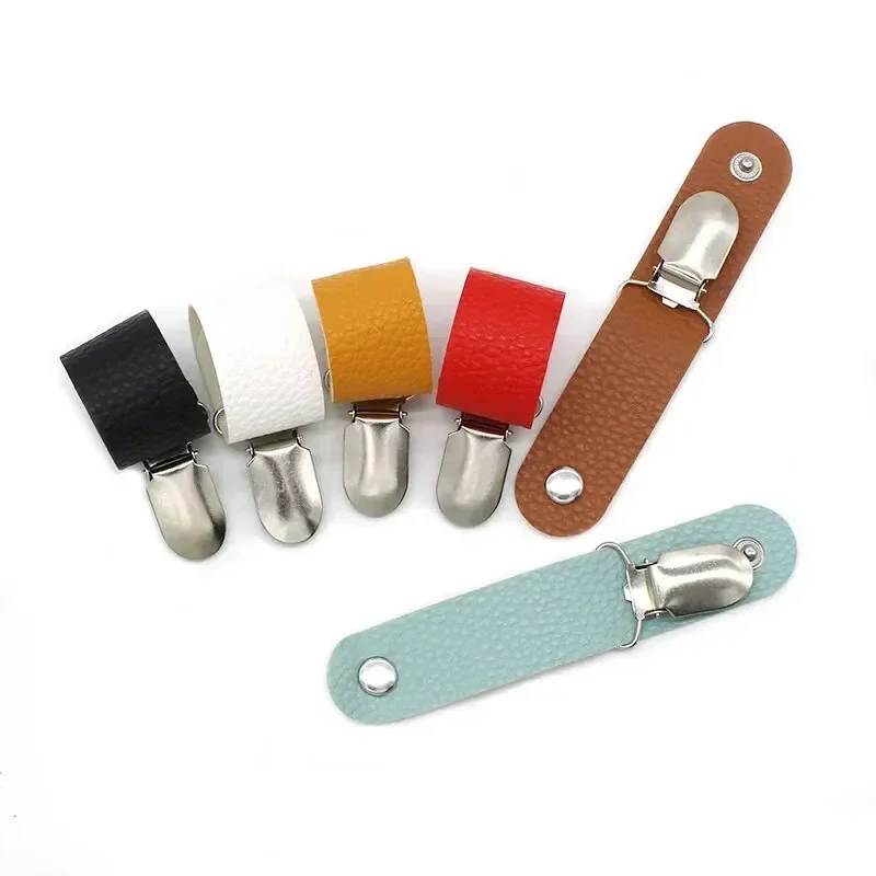 New Travel Leather Hat Clip, Outdoor Backpack Luggage Storage Clip, PU Leather Multi-purpose Straw Hat Clip, Hat Accessory