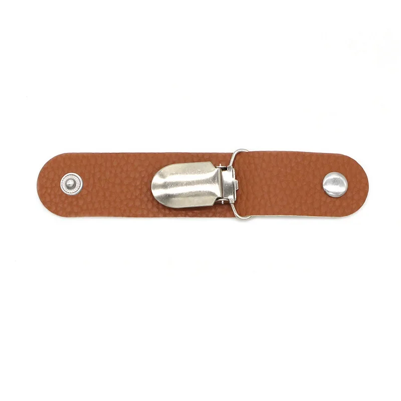 New Travel Leather Hat Clip, Outdoor Backpack Luggage Storage Clip, PU Leather Multi-purpose Straw Hat Clip, Hat Accessory