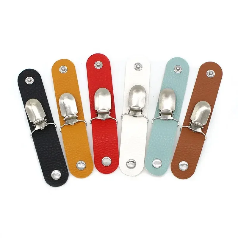 New Travel Leather Hat Clip, Outdoor Backpack Luggage Storage Clip, PU Leather Multi-purpose Straw Hat Clip, Hat Accessory