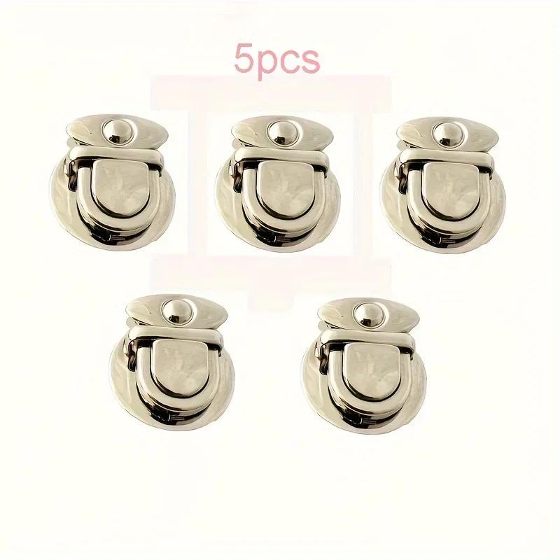 5Pcs Women's Lock Clasp - DIY Craft Hand Bags Clasp - Metal Snap Clasp Locks - Wallet Fasteners - Wallet Buckle
