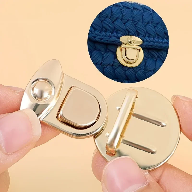 5Pcs Women's Lock Clasp - DIY Craft Hand Bags Clasp - Metal Snap Clasp Locks - Wallet Fasteners - Wallet Buckle