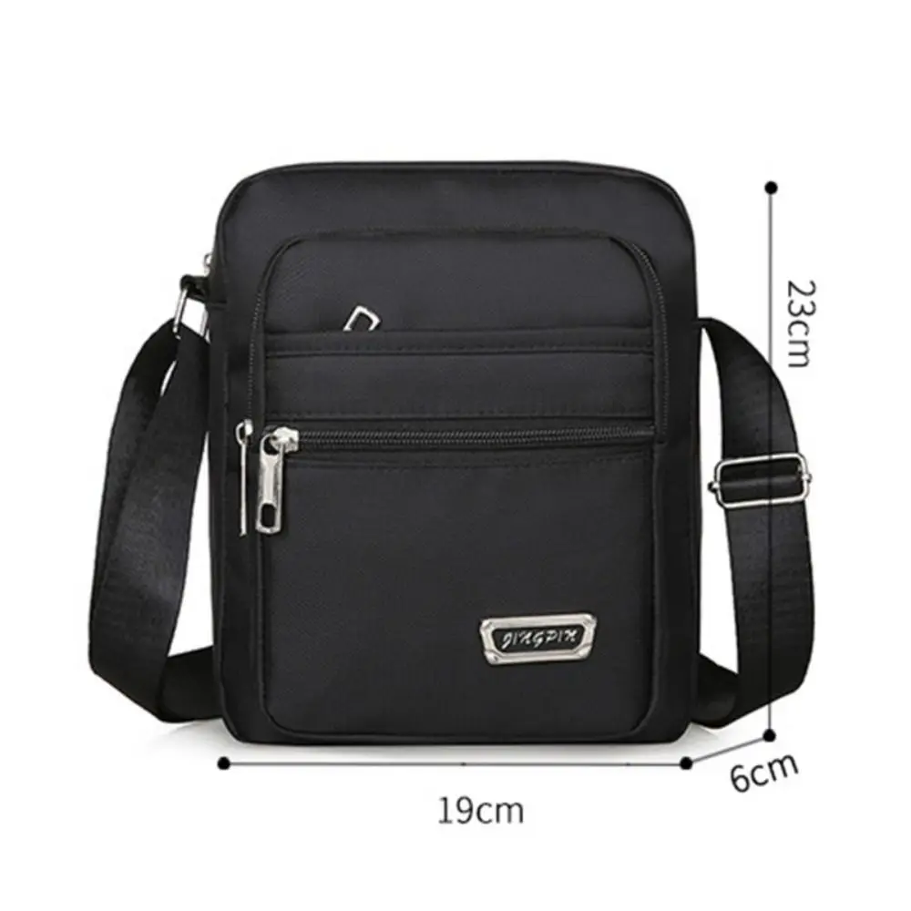 Men Crossbody Bags Male Nylon Shoulder Bags Boy Messenger Bags Man Handbags for Travel Casual Large Satchel Grey